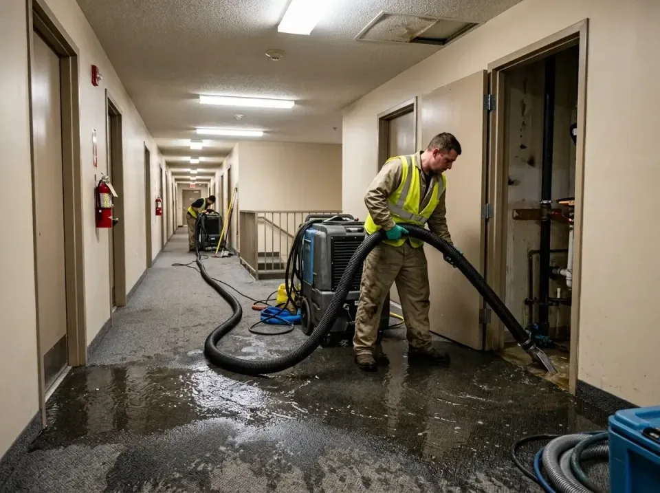multi-unit-apartment-hallway-f-005 — frequently asked questions, Emergency Burst Pipe Water Extraction & Removal in Landing,…